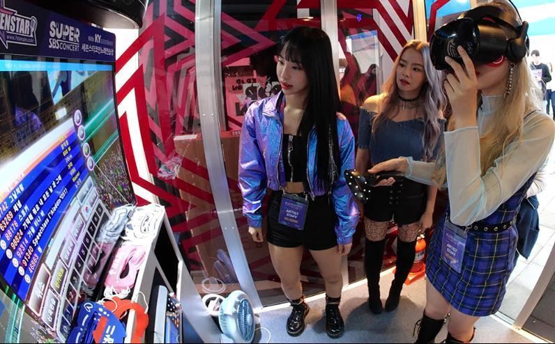코인노래방에 설치한 VR 존